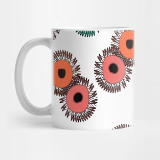 Abstract Poppy Design Mug